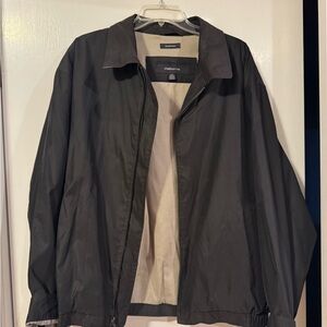 Claiborne Men's Charcoal Windbreaker